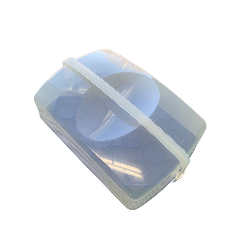 Tupperware Rectangular Cake/Cupcake Taker in Tokyo Blue - Picture 5 of 5